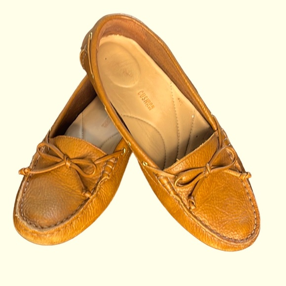 Clarks Shoes Clarks Cushion Plus Slip On Honey Brown Leather